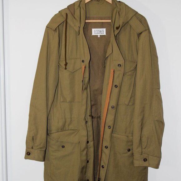 SS15 MAISON MARGIELA OVERSIZED PARKA COAT 46 - Picture 7 of 12